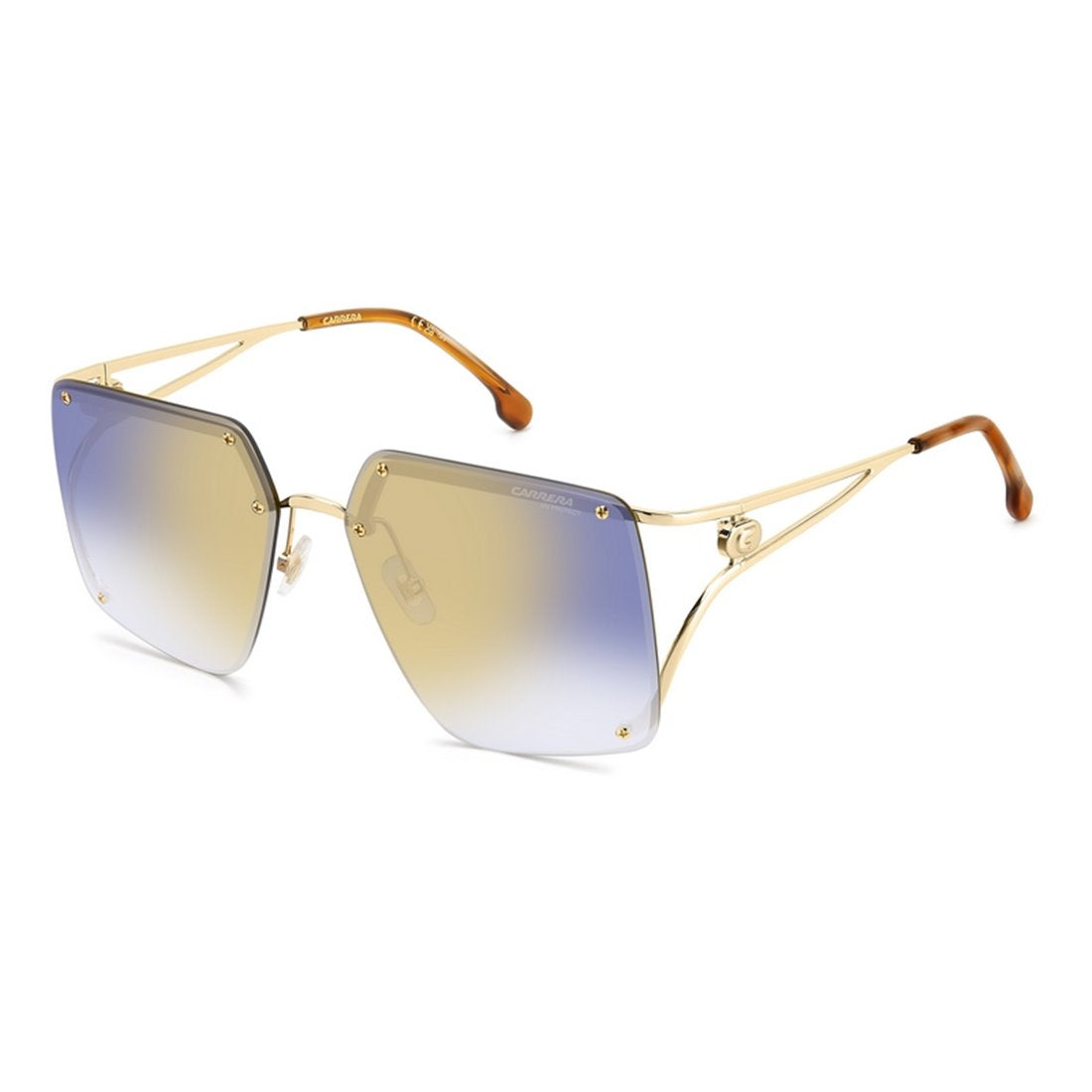CARRERA Elegant Women's Sunglasses with Gold Mirror Lenses