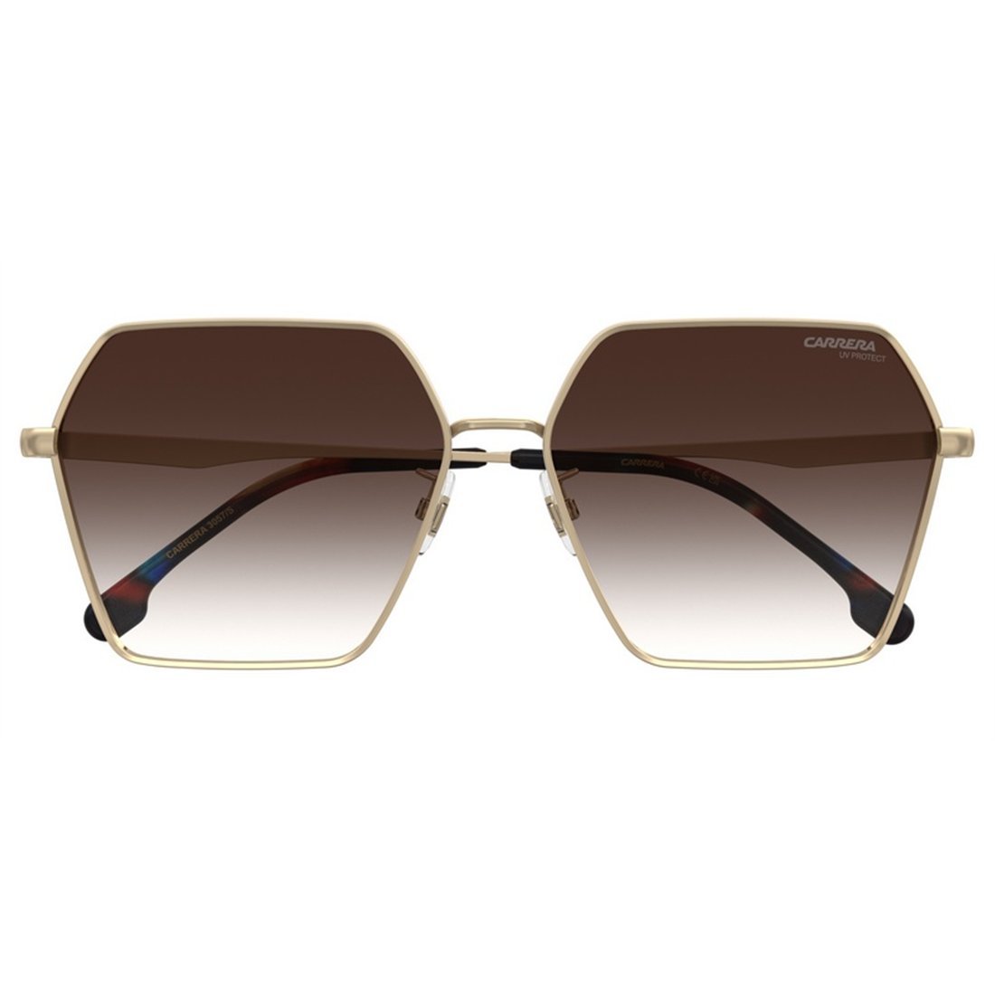 CARRERA Stylish Women's Metal Sunglasses with Gold Mirror Lenses