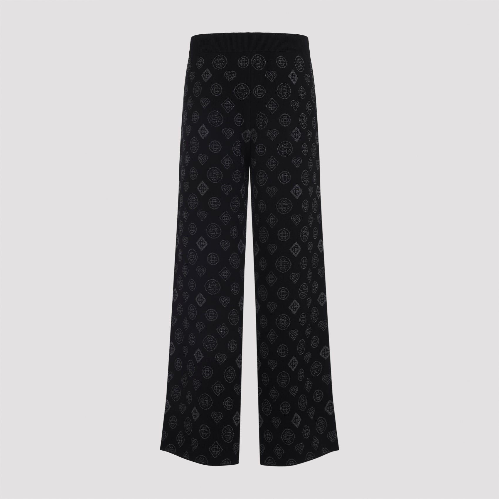 CASABLANCA Wide Leg Jacquard Trousers for Men