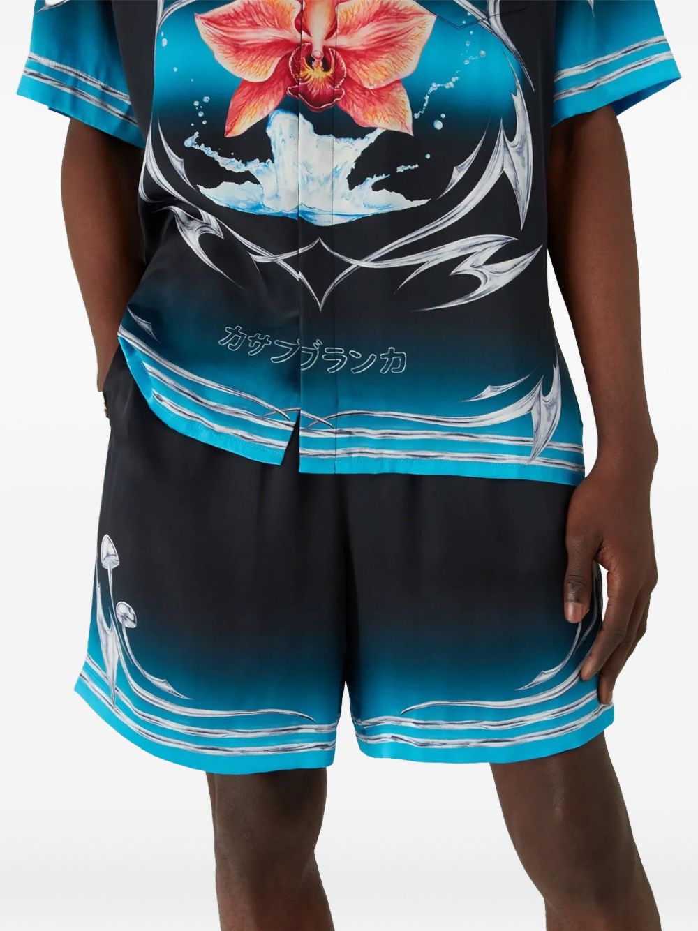 CASABLANCA Men's Silk Bermudas