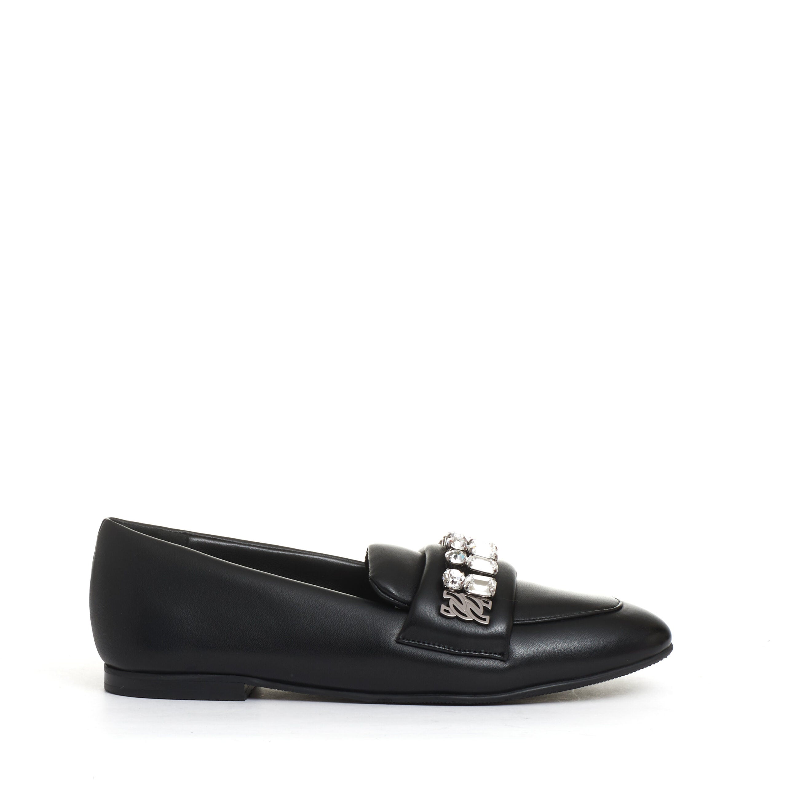 CASADEI Elegant Moccasins with Sparkling Buckle