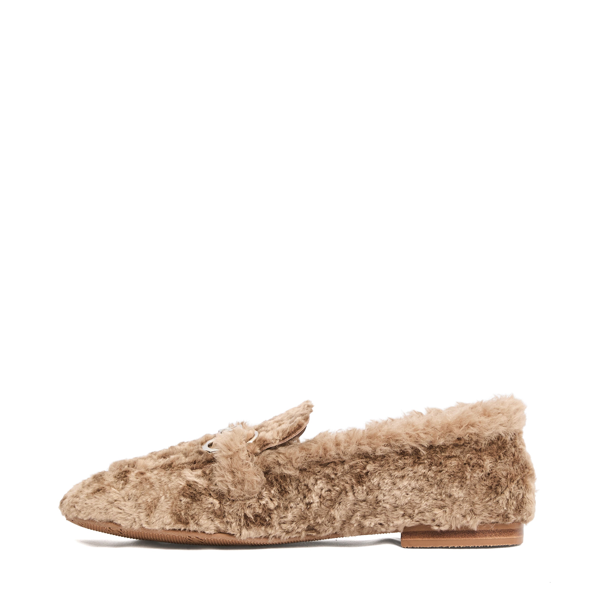 CASADEI Chic Faux Fur Slip-On Loafers for Women