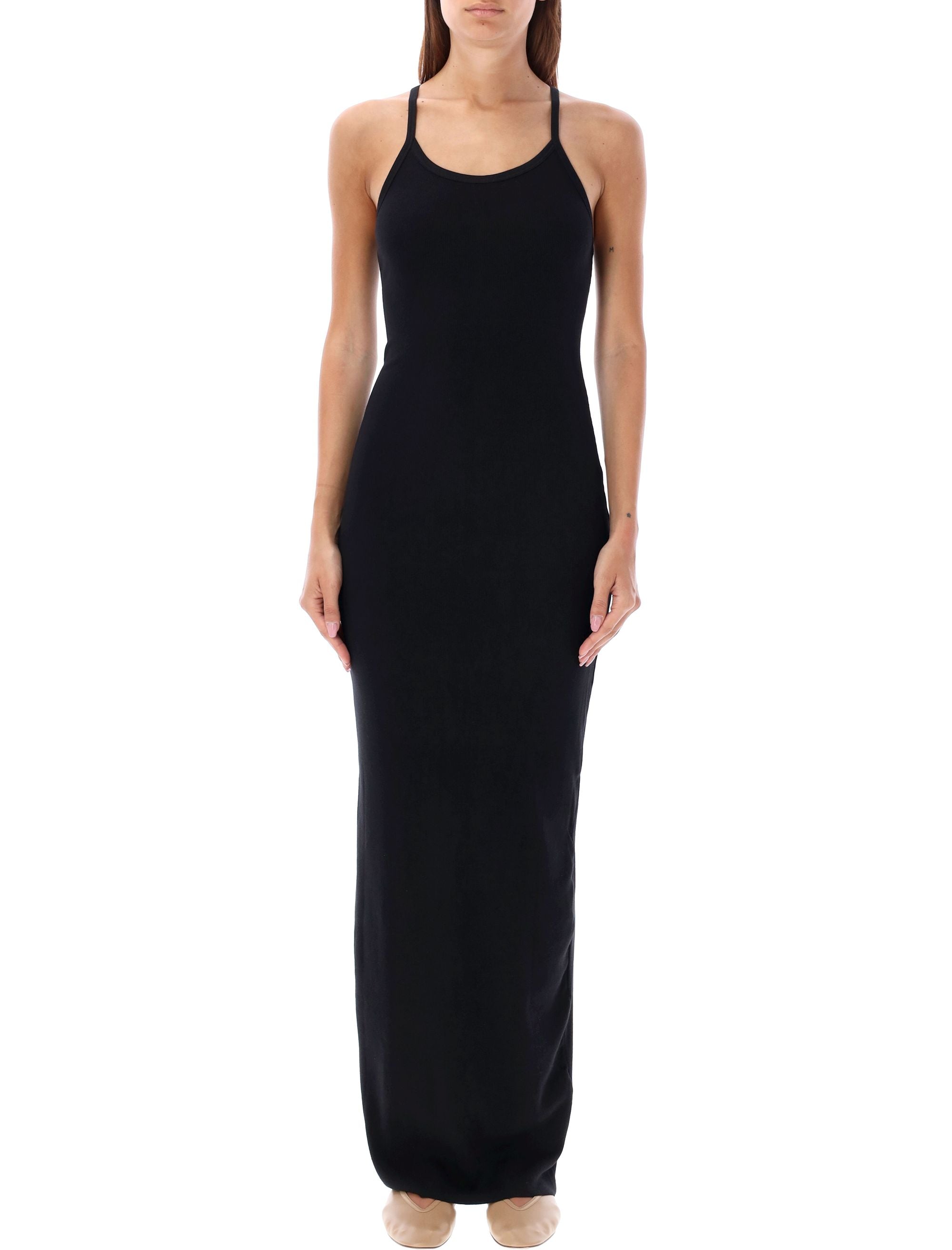 ETERNE Long Ribbed Tank Dress - Size S