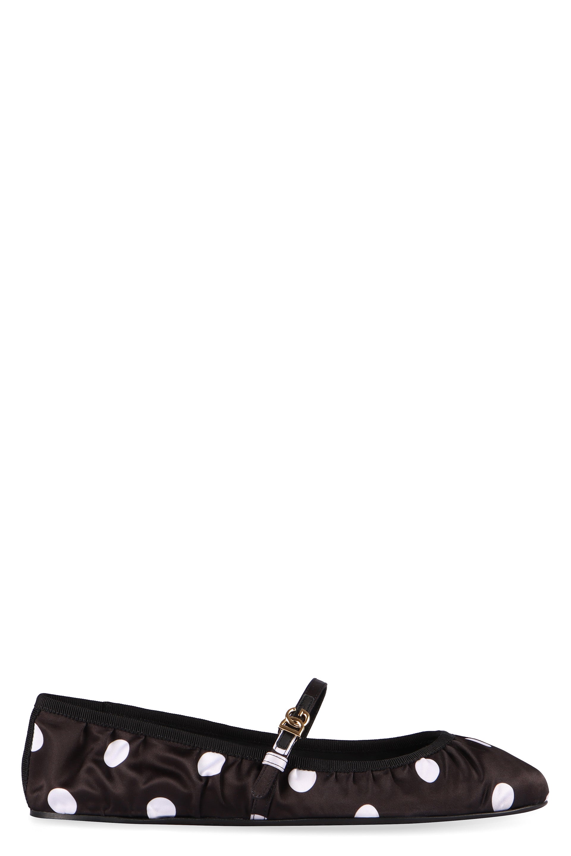 DOLCE & GABBANA Odette Fabric Ballet Flats