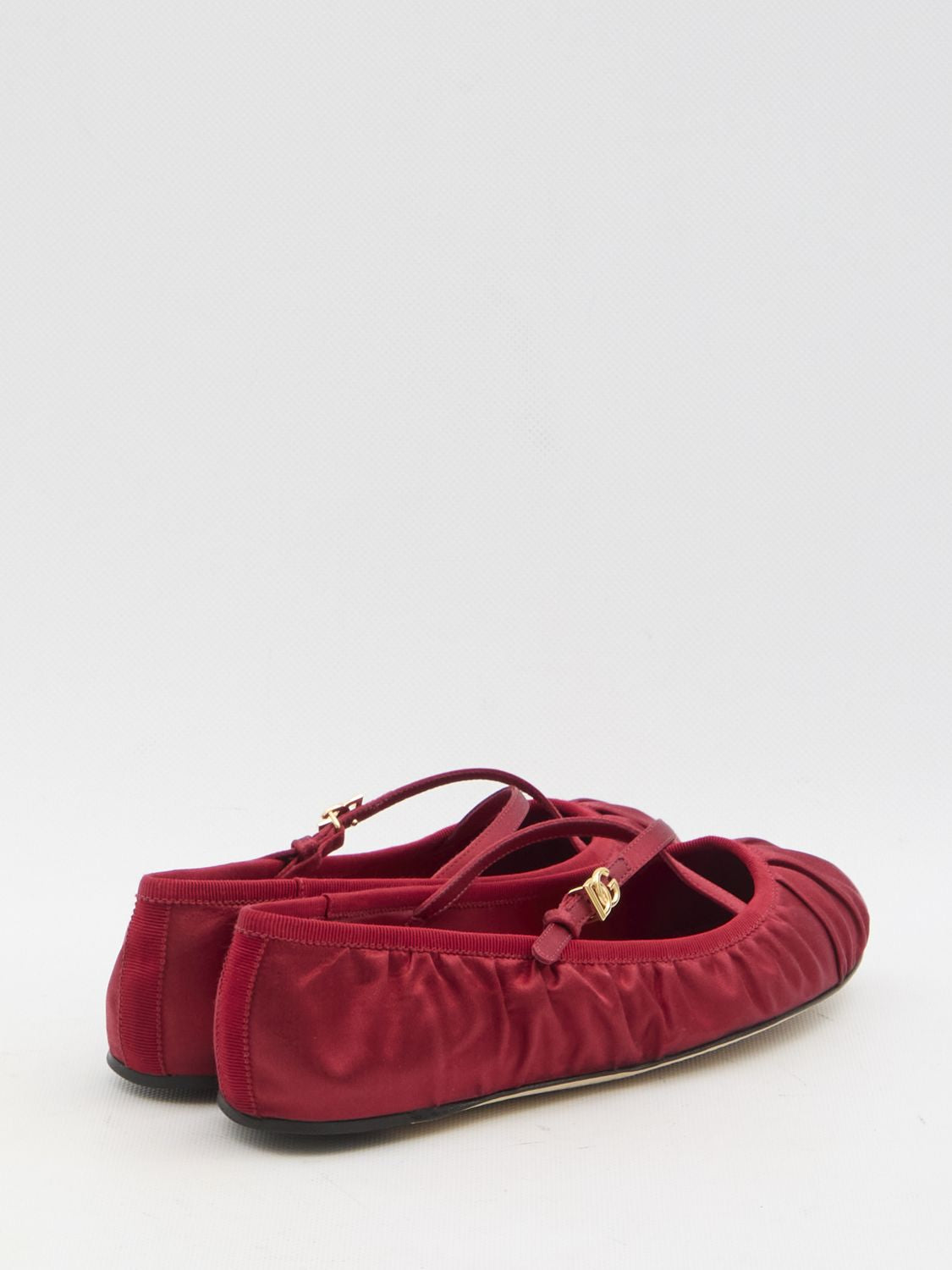 DOLCE & GABBANA Mini Satin Ballerina Shoes