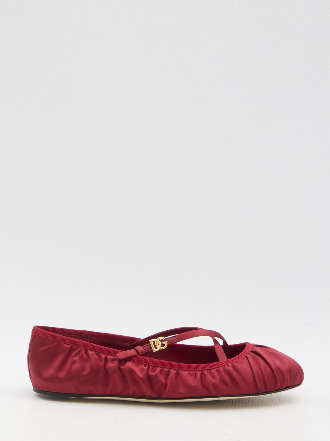 DOLCE & GABBANA Mini Satin Ballerina Shoes