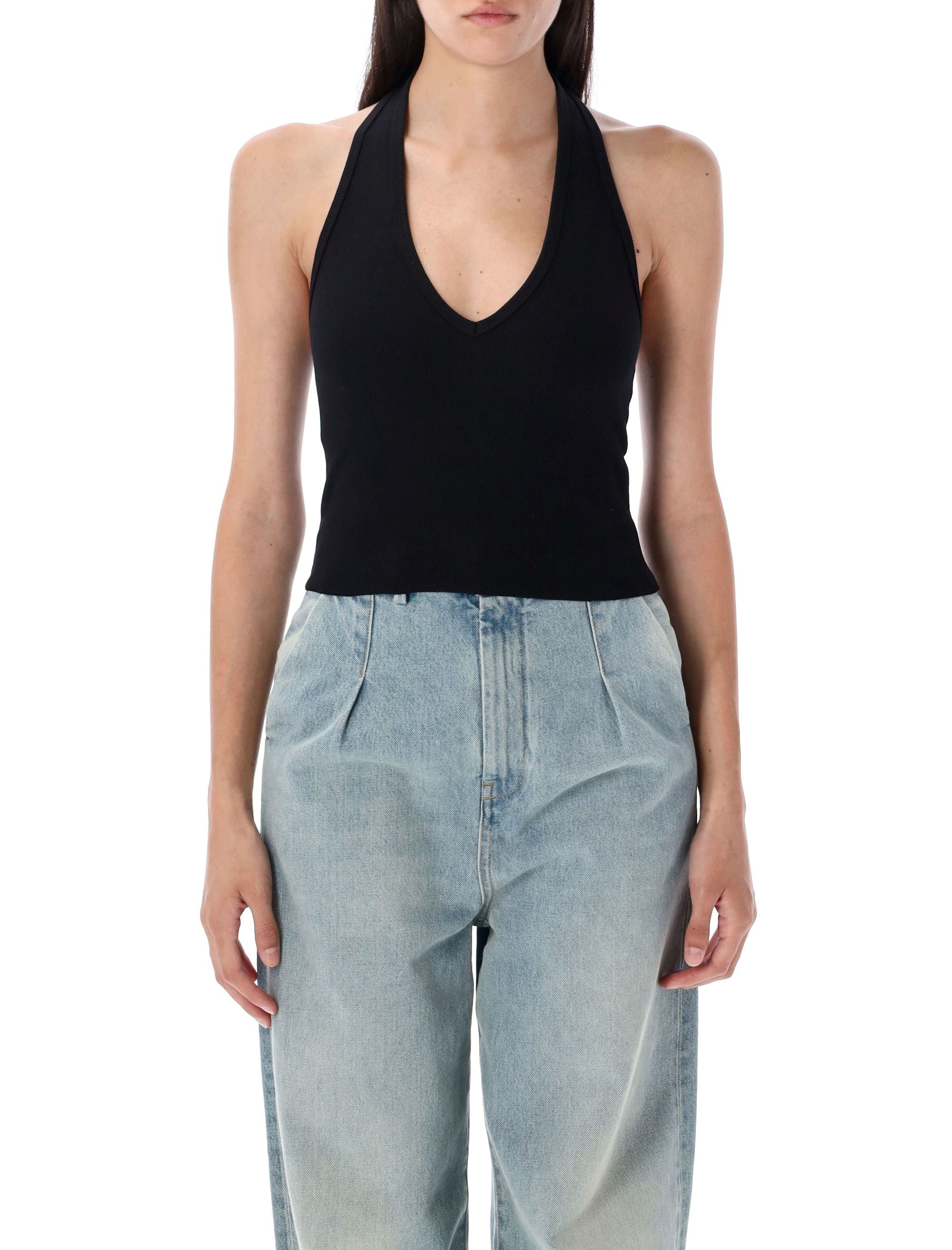 ETERNE Cropped Halter Top - Mini Fit for Women