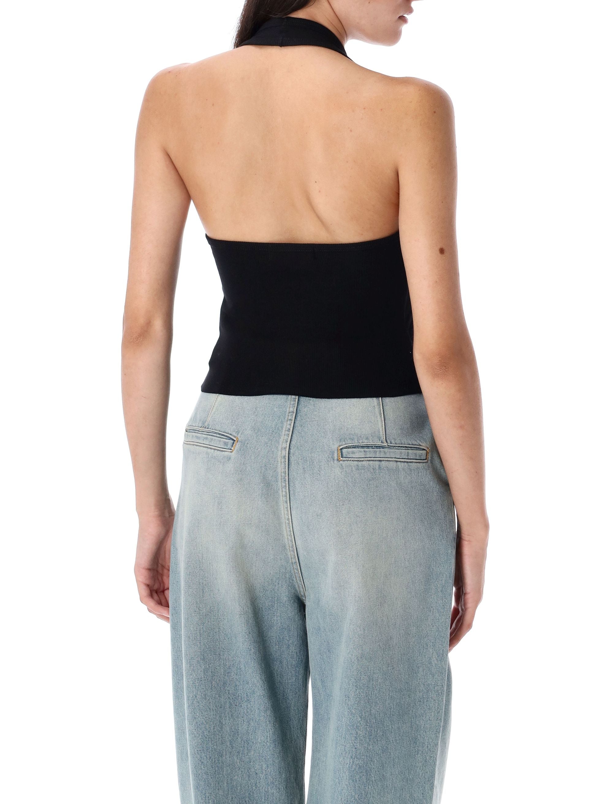 ETERNE Cropped Halter Top - Mini Fit for Women