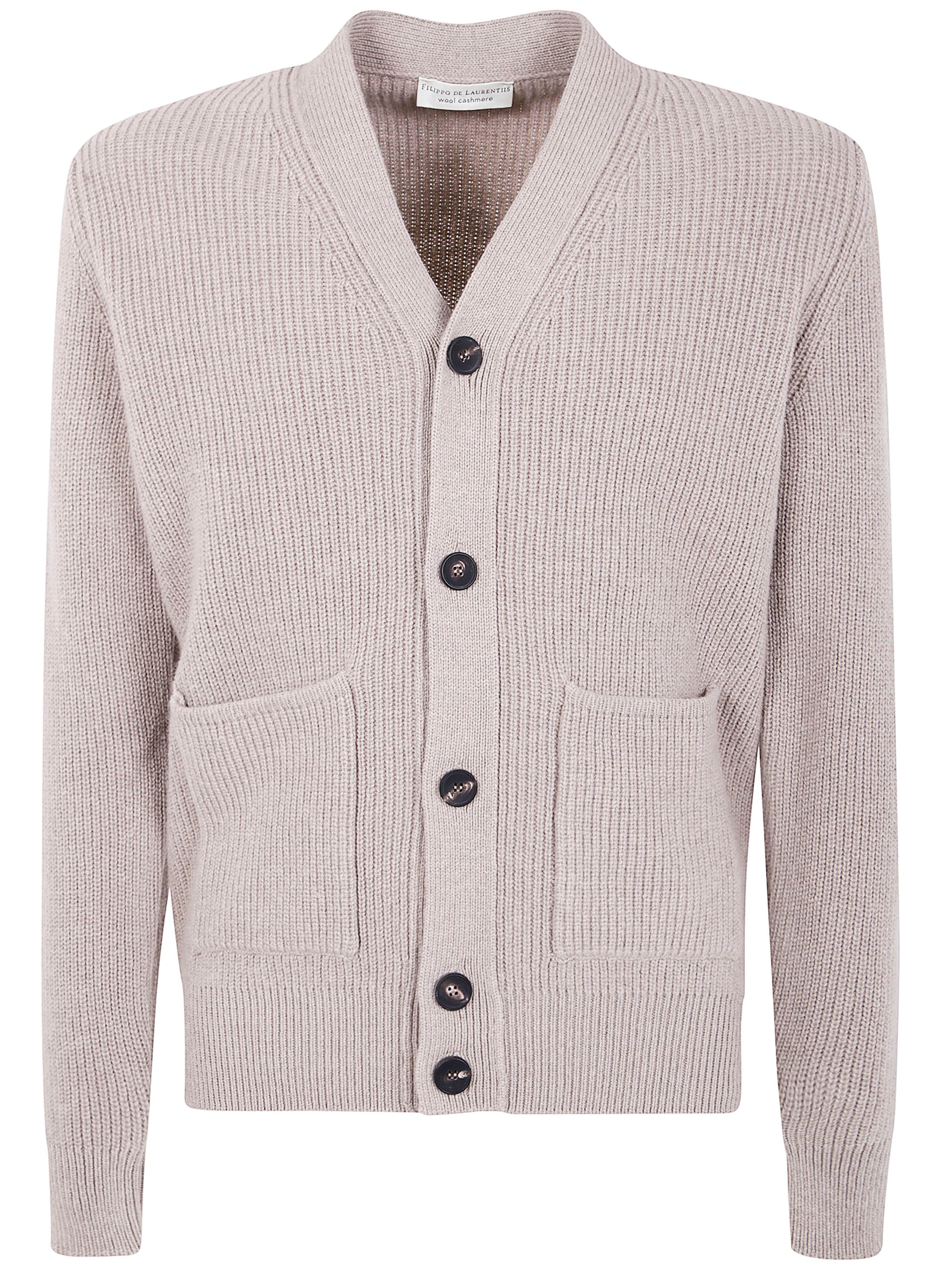 FILIPPO DE LAURENTIIS Buttoned Cardigan - FW25 Collection