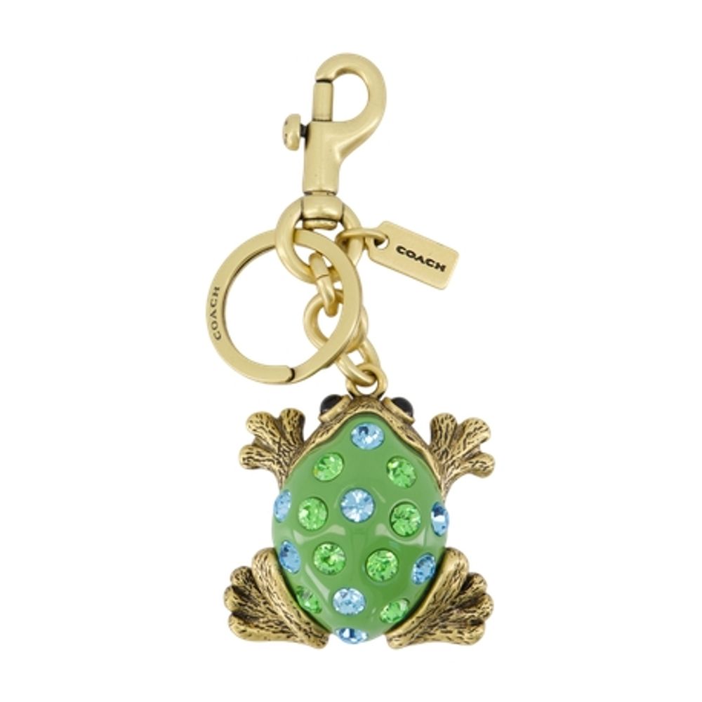 COACH Mini Resin Frog Keychain