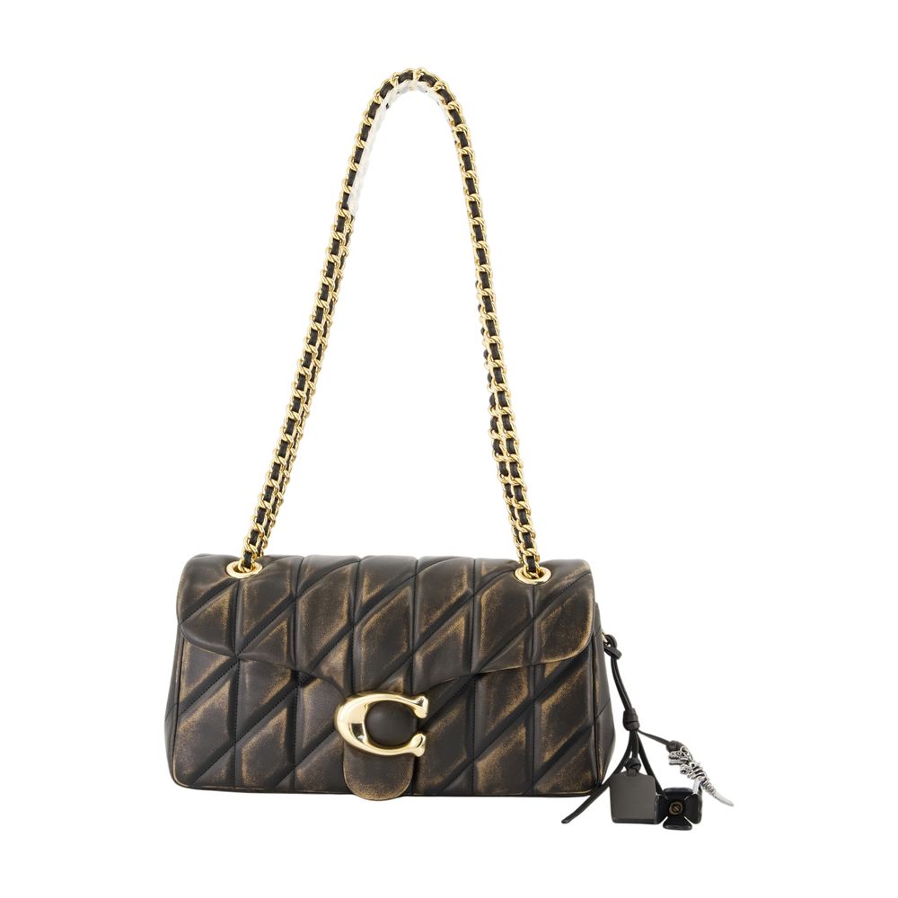 COACH Mini Quilted Leather Chain Shoulder Handbag