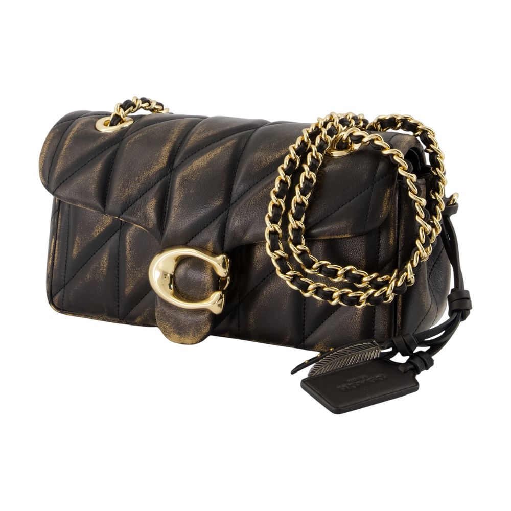 COACH Mini Quilted Leather Chain Shoulder Handbag
