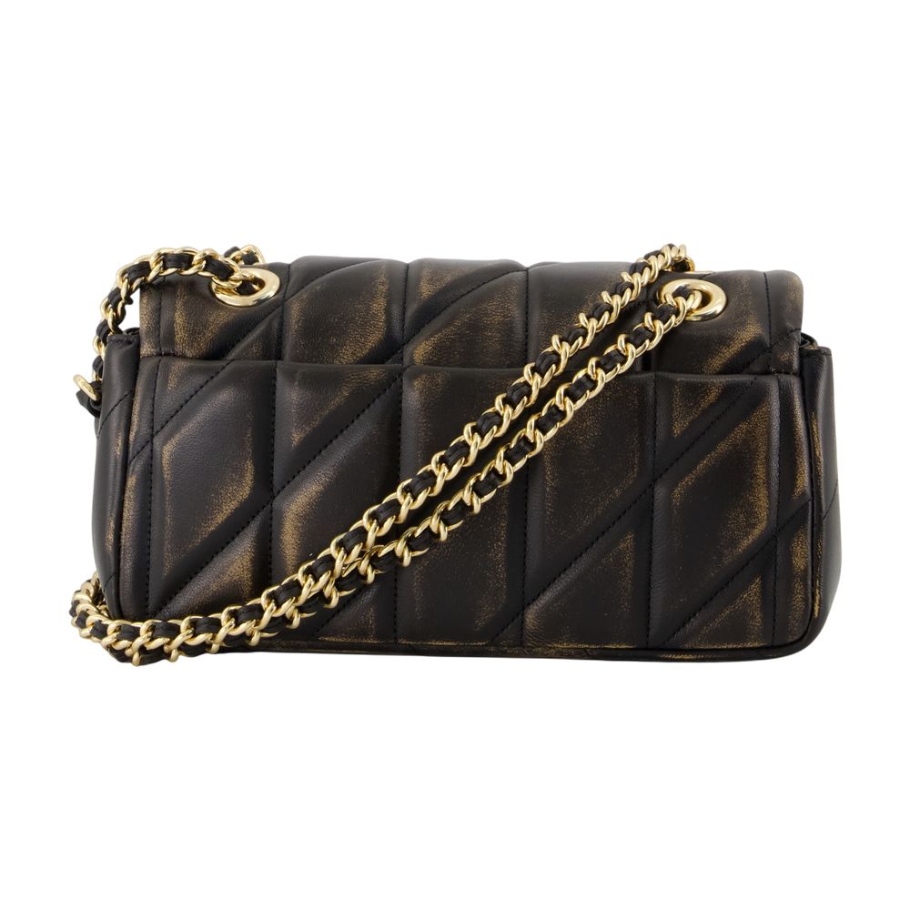 COACH Mini Quilted Leather Chain Shoulder Handbag