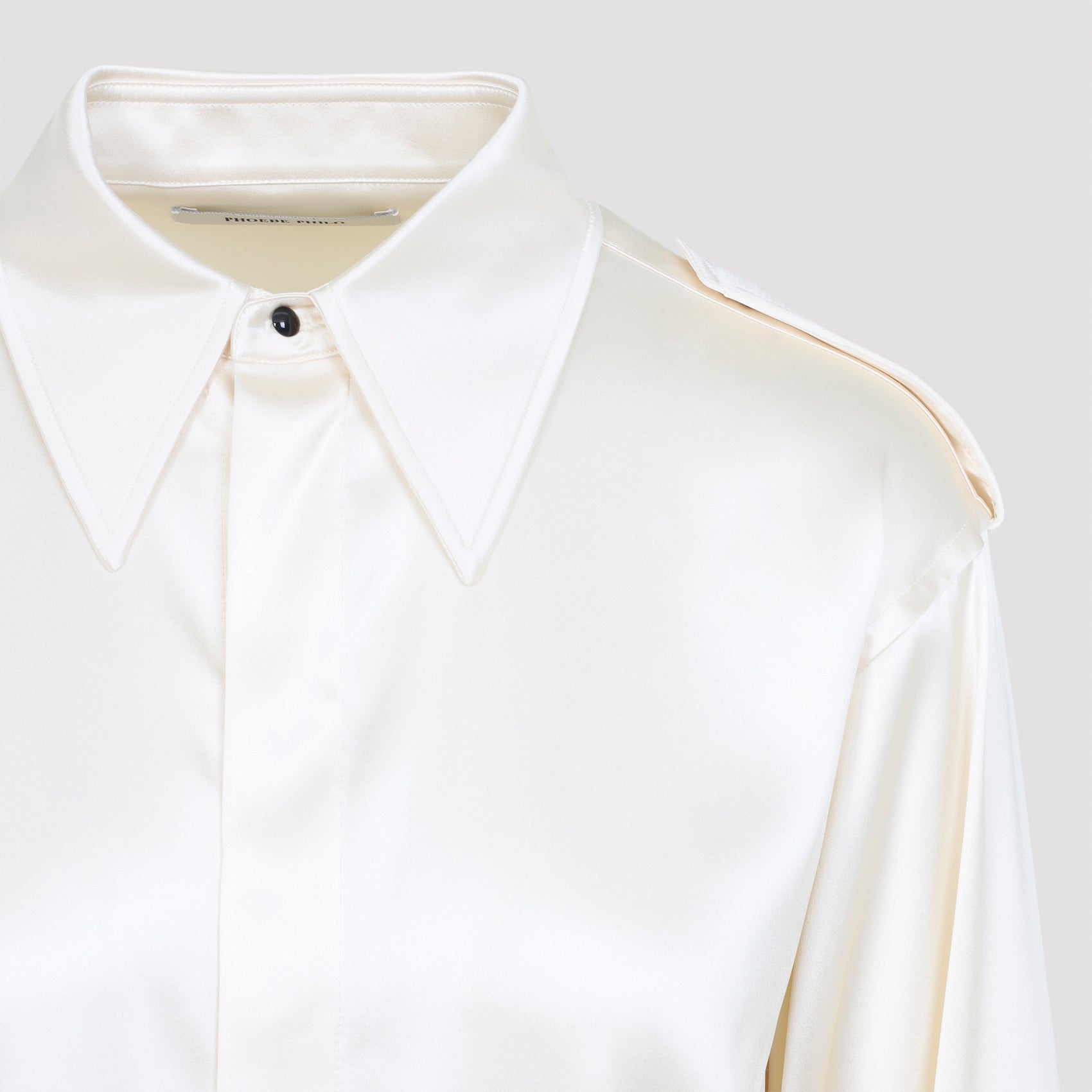 PHOEBE PHILO Liquid Utility Silk Shirt