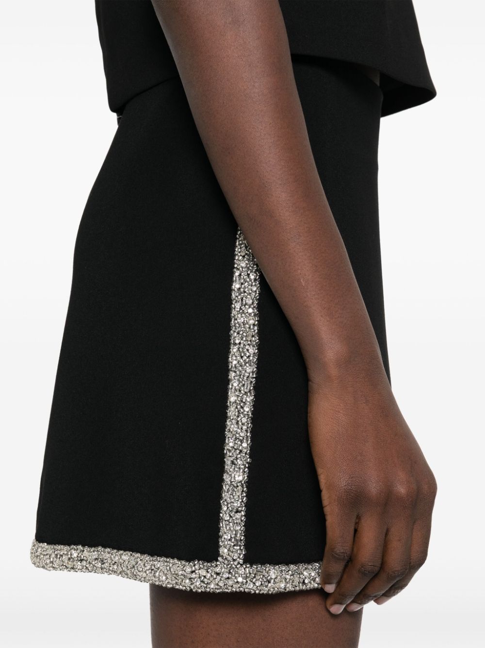 ALICE + OLIVIA Riley Crystal Embellished Mini Skirt