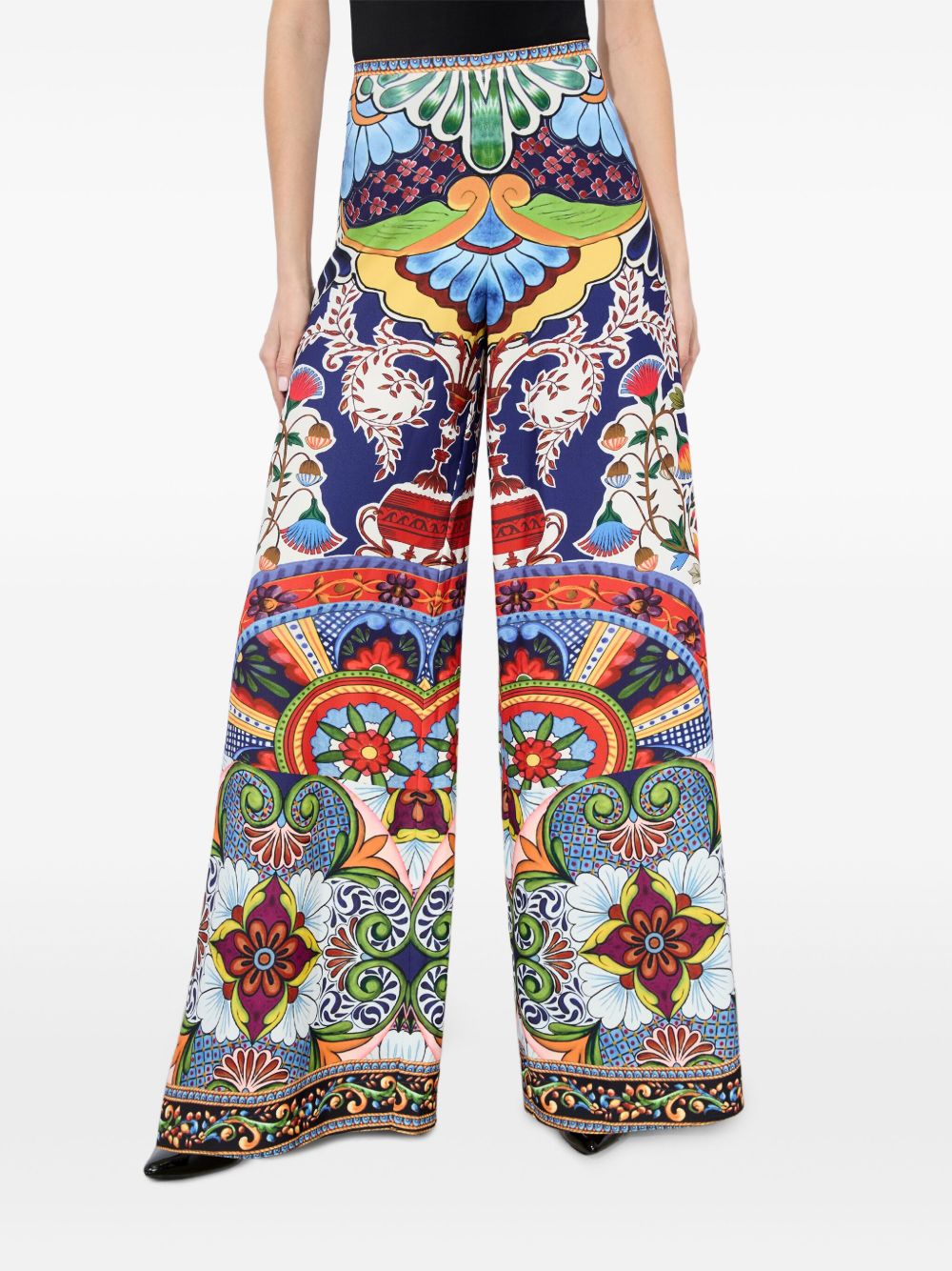 ALICE + OLIVIA Recycled Polyester Wide Leg Trousers for Women