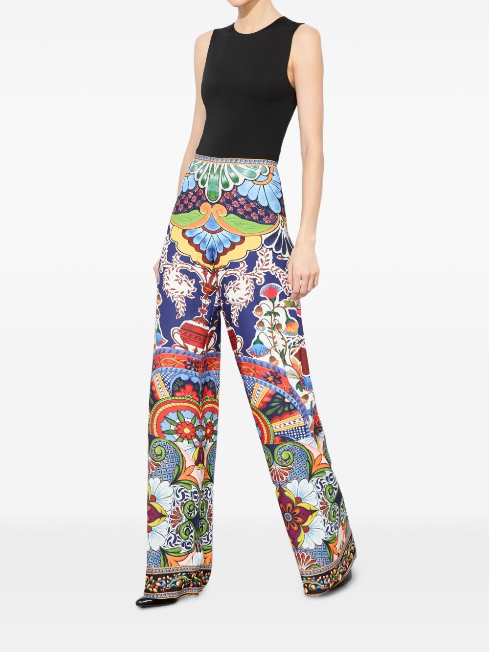 ALICE + OLIVIA Recycled Polyester Wide Leg Trousers for Women