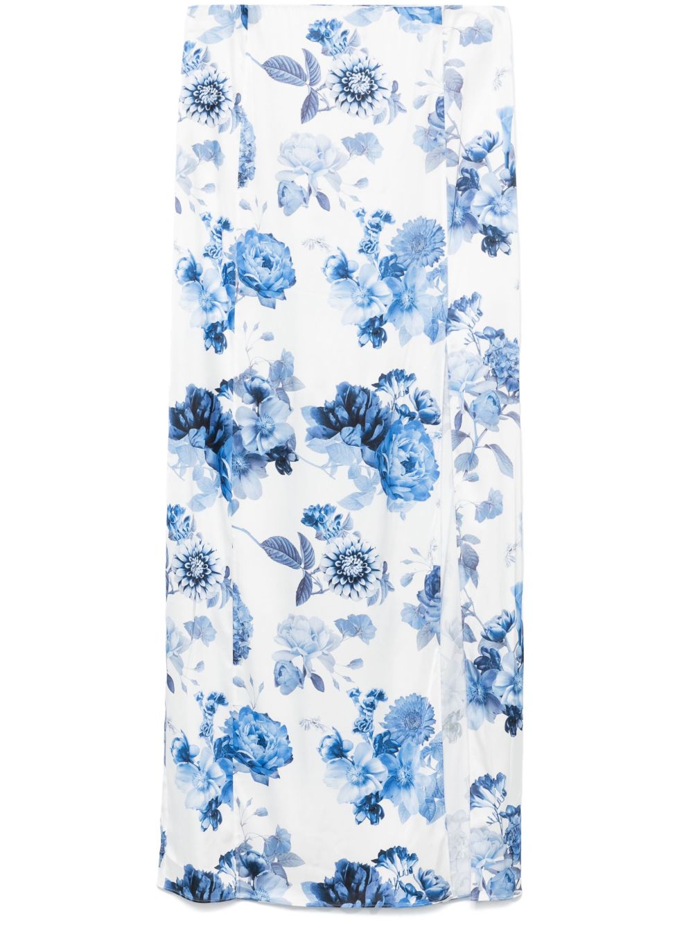 ALICE + OLIVIA Floral Printed Long Skirt