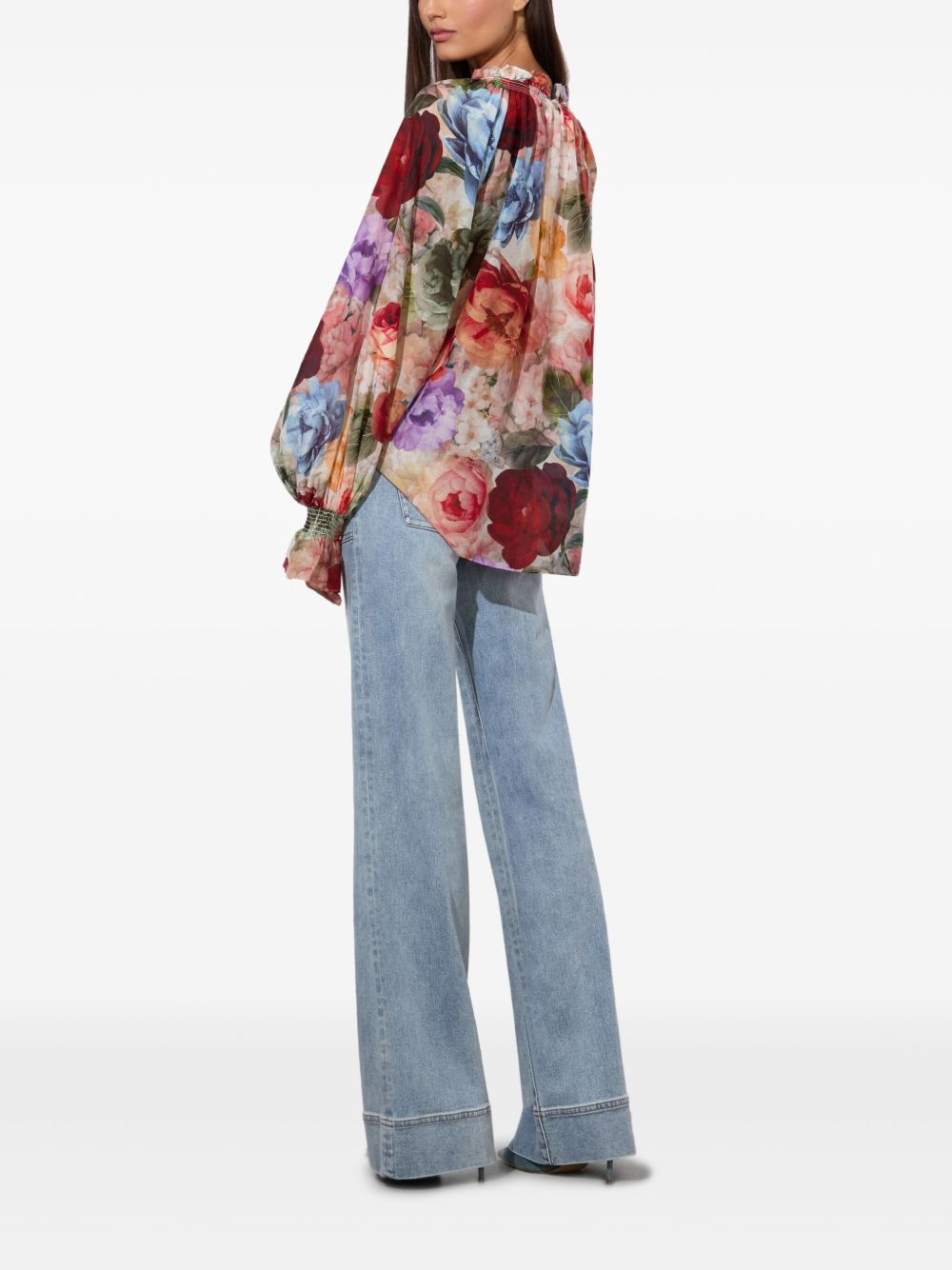 ALICE + OLIVIA Norah Cotton Blouse