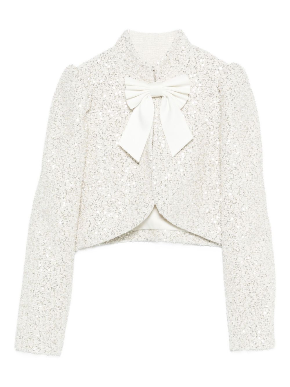 ALICE + OLIVIA Ilaria Bow Jacket - Women's Outerwear FW25