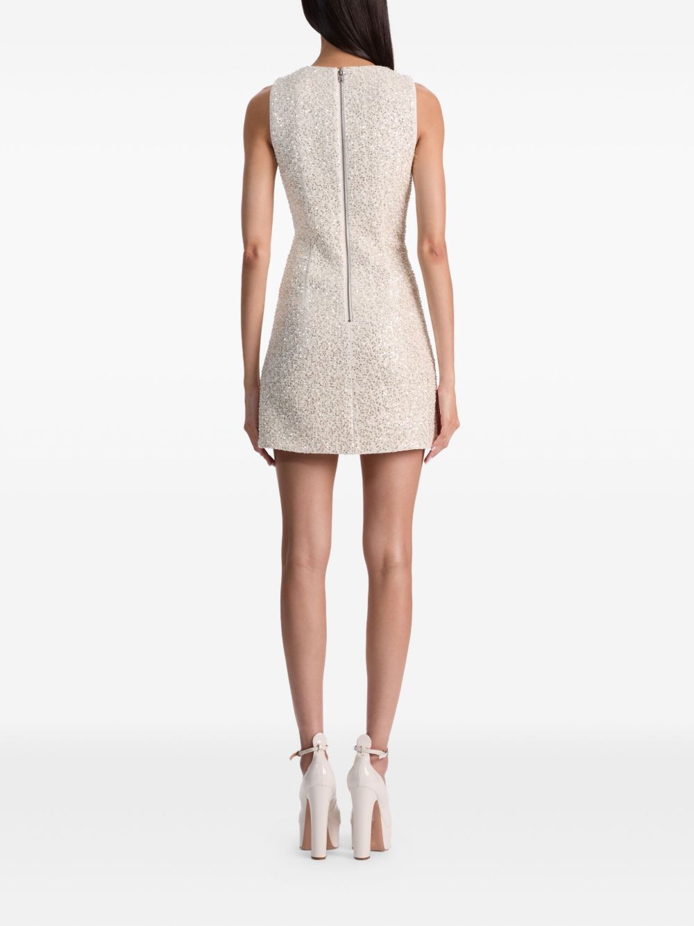 ALICE + OLIVIA Captivating Mini Dress with Sequin Embellishment