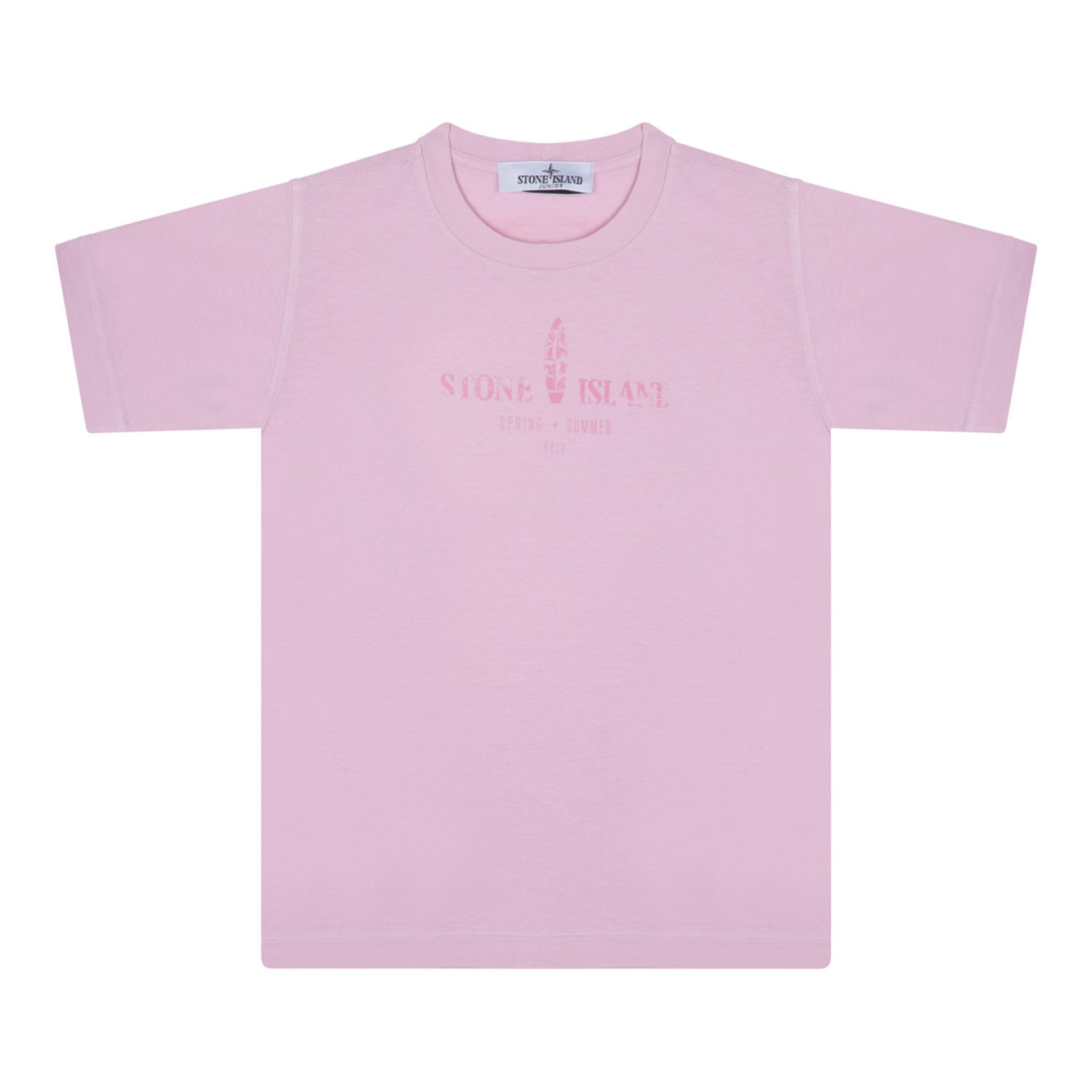 STONE ISLAND Girls' Stylish Cotton T-Shirt