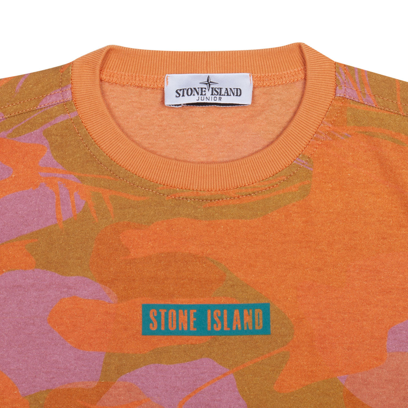 STONE ISLAND Classic Cotton T-Shirt for Girls - SS24