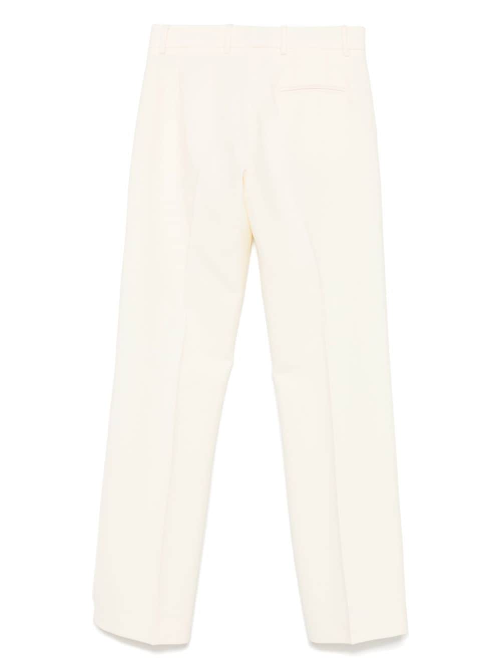 ALBERTO BIANI Flared Wool Blend Trousers for Women