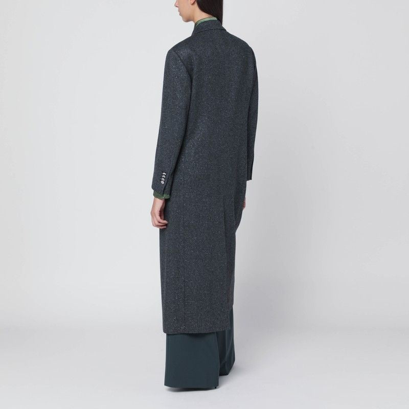 TAGLIATORE Double-Breasted Houndstooth Jacket