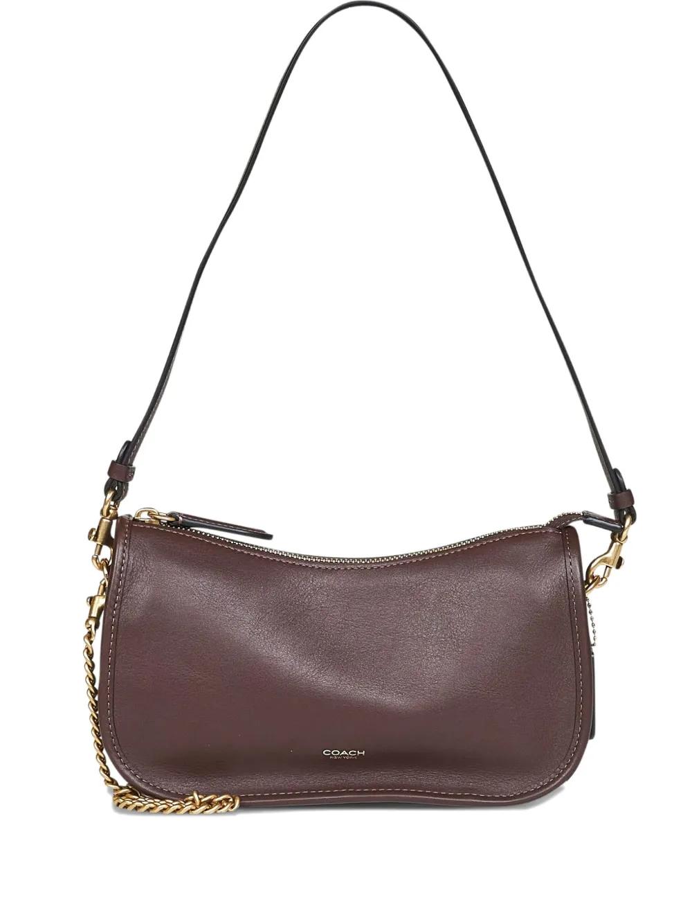COACH Waverly Shoulder Handbag with Embossed Logo