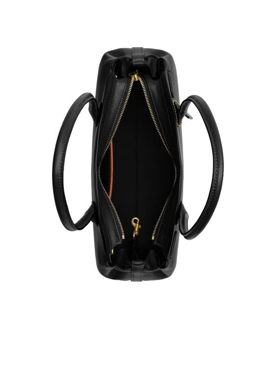 COACH Glazed Leather Empire Carryall 34