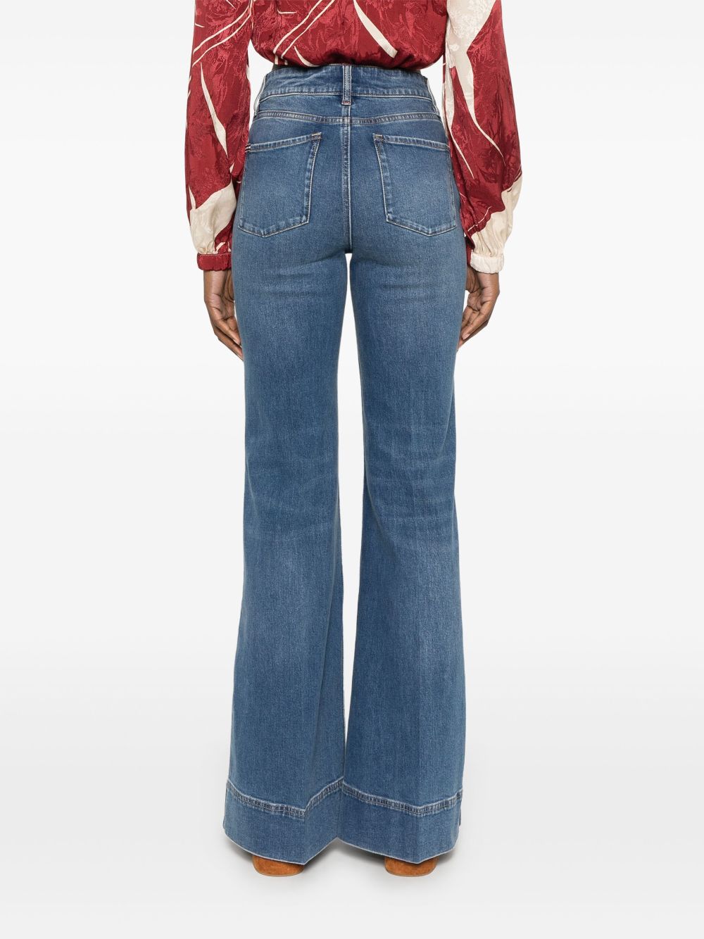 ALICE + OLIVIA Classic Denim Cotton Jeans for Women