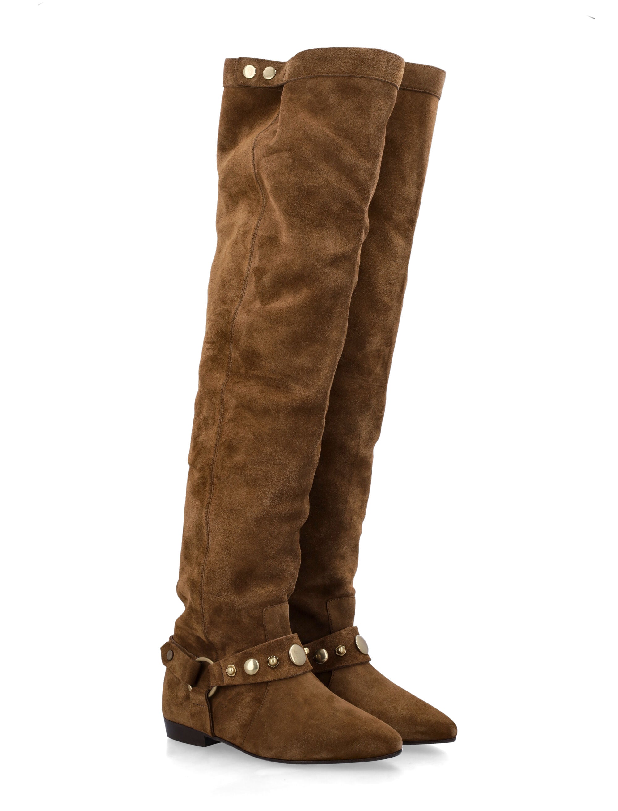ISABEL MARANT Thigh-High Suede Boots