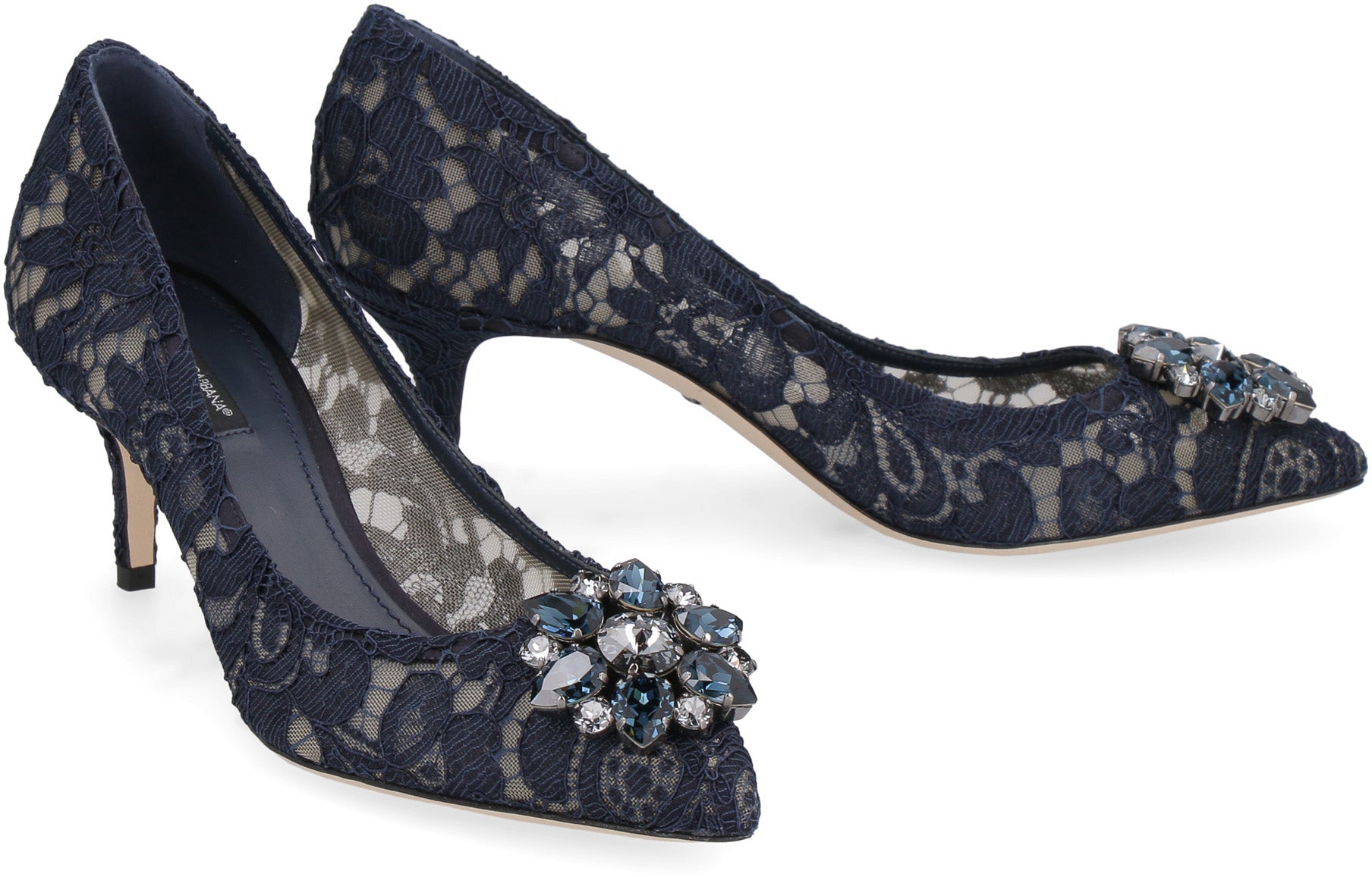 DOLCE & GABBANA Lace Pumps for Women - SS25 Collection