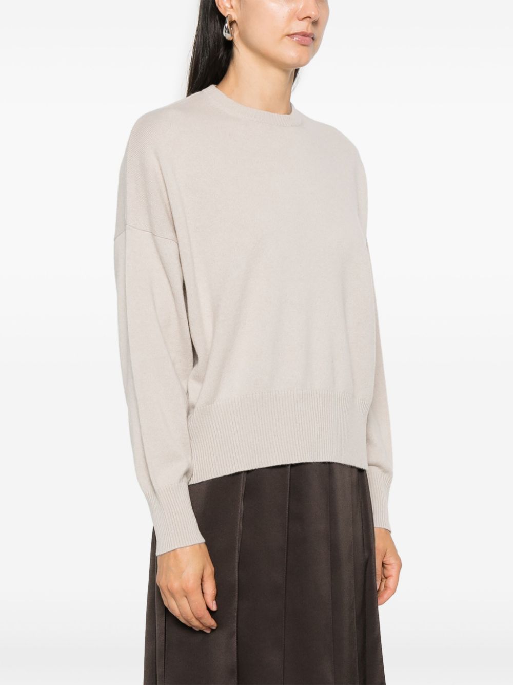 BEYOU Women's Cashmere Crewneck Sweater