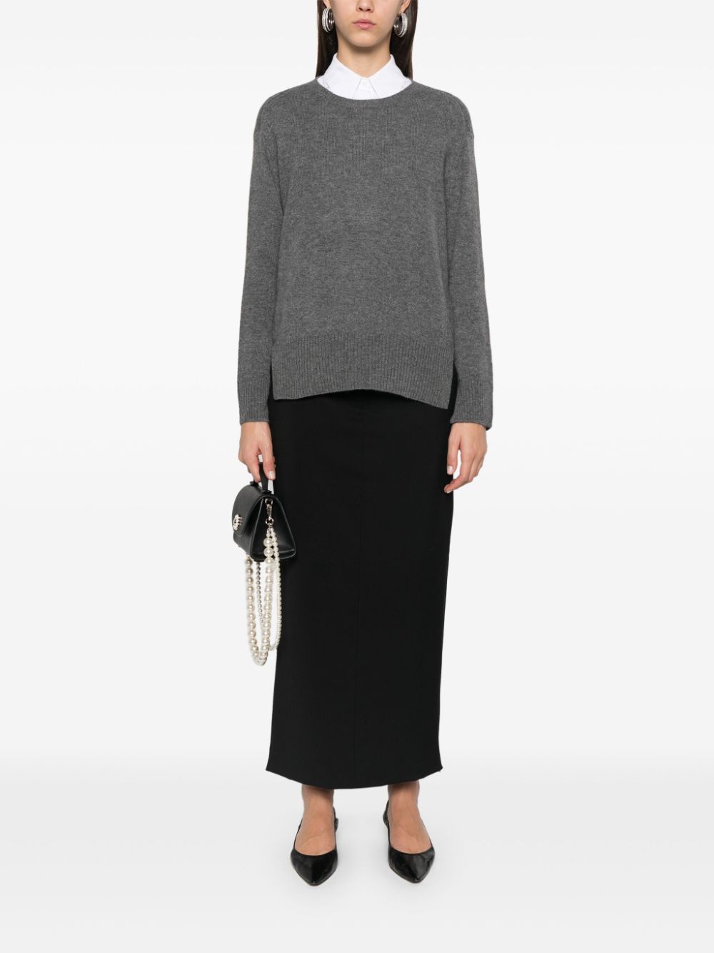 BEYOU Cashmere Crewneck Sweater for Women - FW25