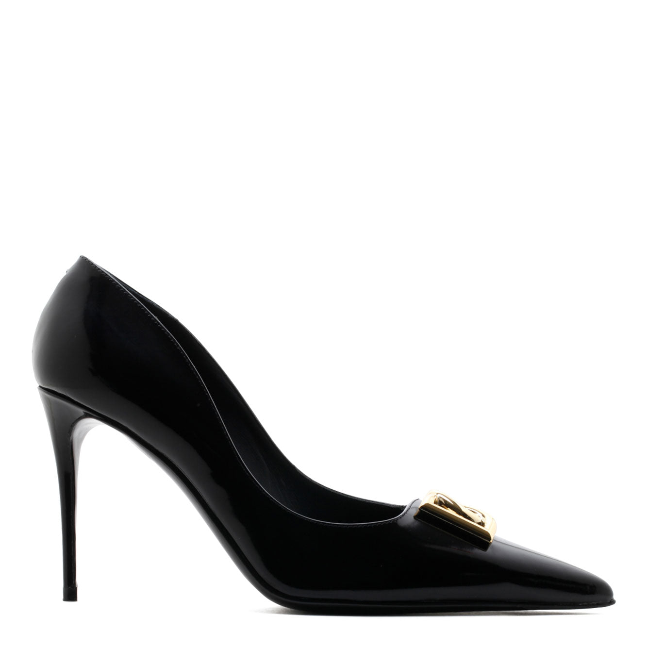 DOLCE & GABBANA Elegant Calfskin Pumps with Heel
