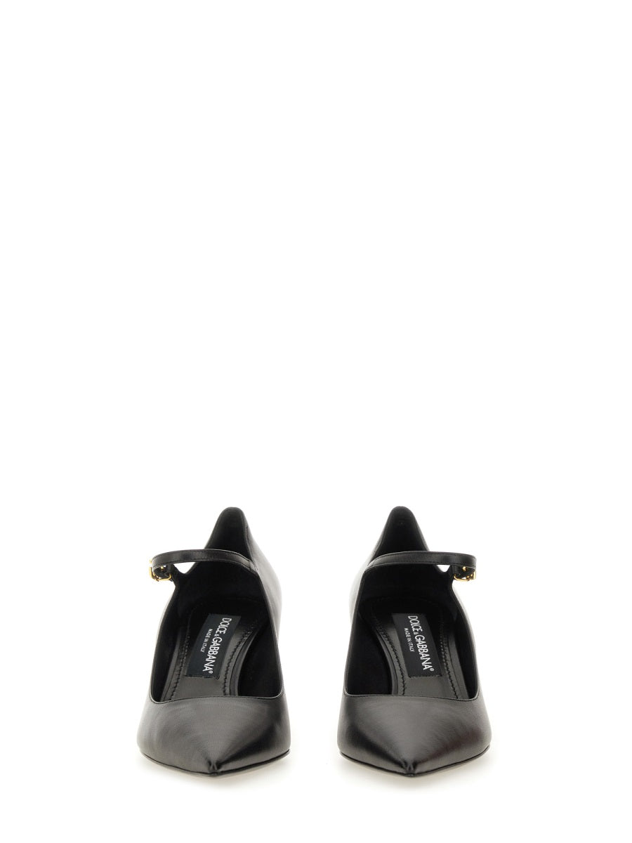 DOLCE & GABBANA Elegantly Crafted Leather Heels for Women