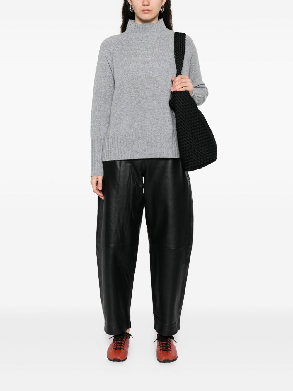 BEYOU Women's Cashmere Turtle-Neck Sweater