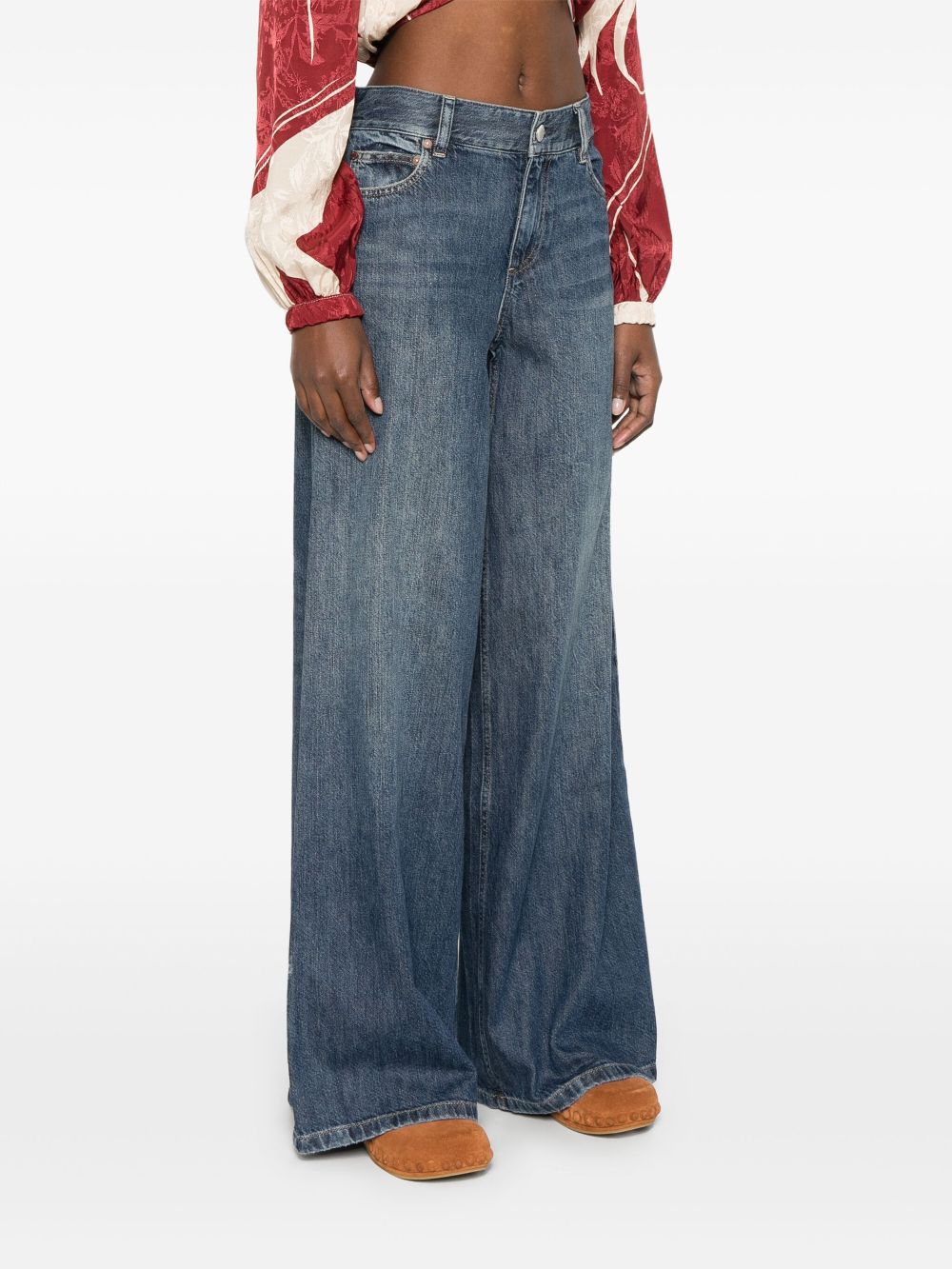 ALICE + OLIVIA Branson Denim Cotton Jeans for Women