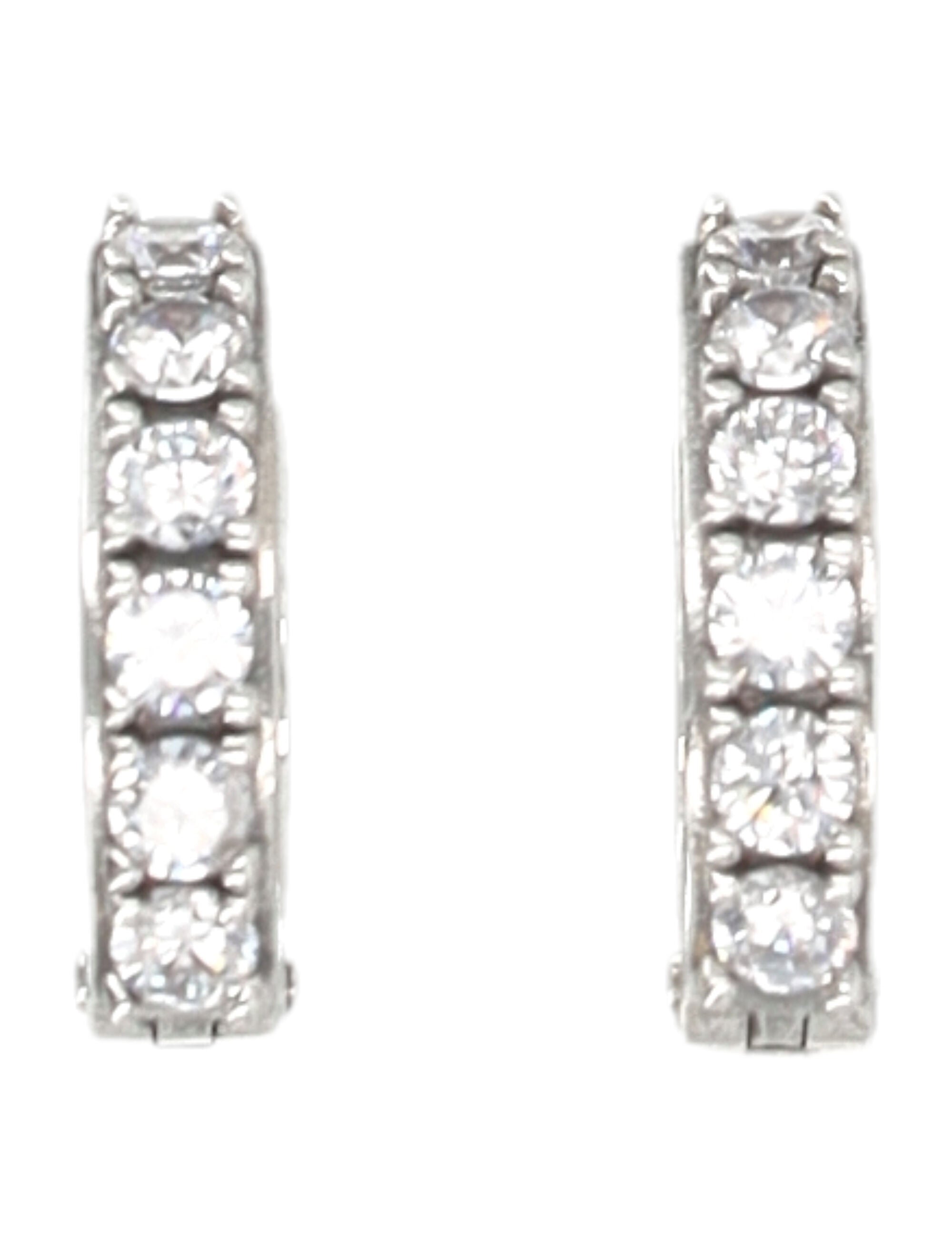 EMANUELE BICOCCHI Mini Crystal Hoop Earrings