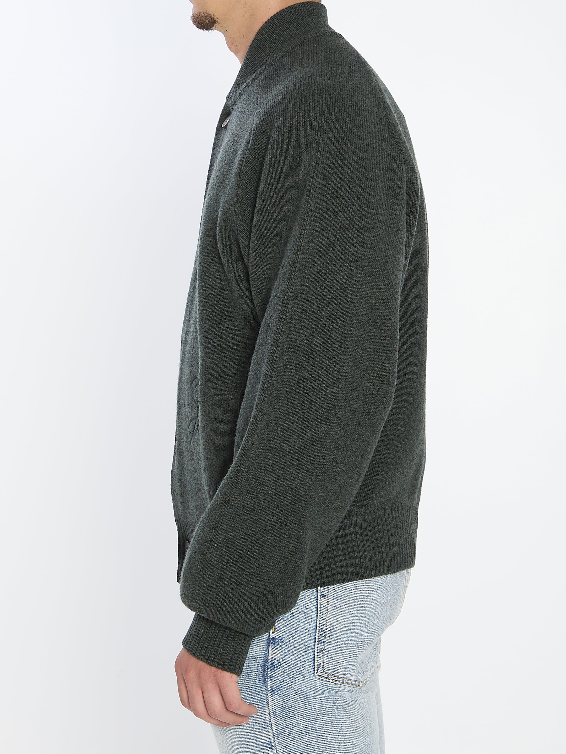 JACQUEMUS Oversized Bubble Cardigan Sweater - Size L