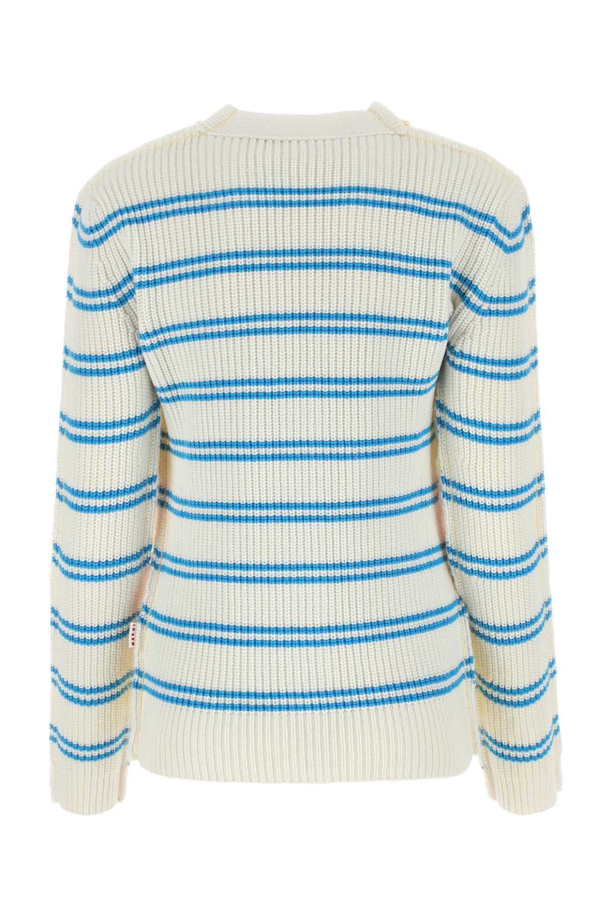 MARNI Embroidered Mohair Blend and Wool Blend Cardigan for Women