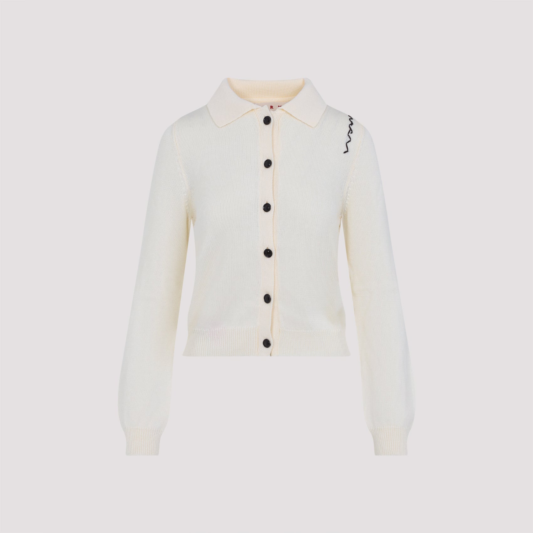 MARNI Logo-Embroidered Cardigan