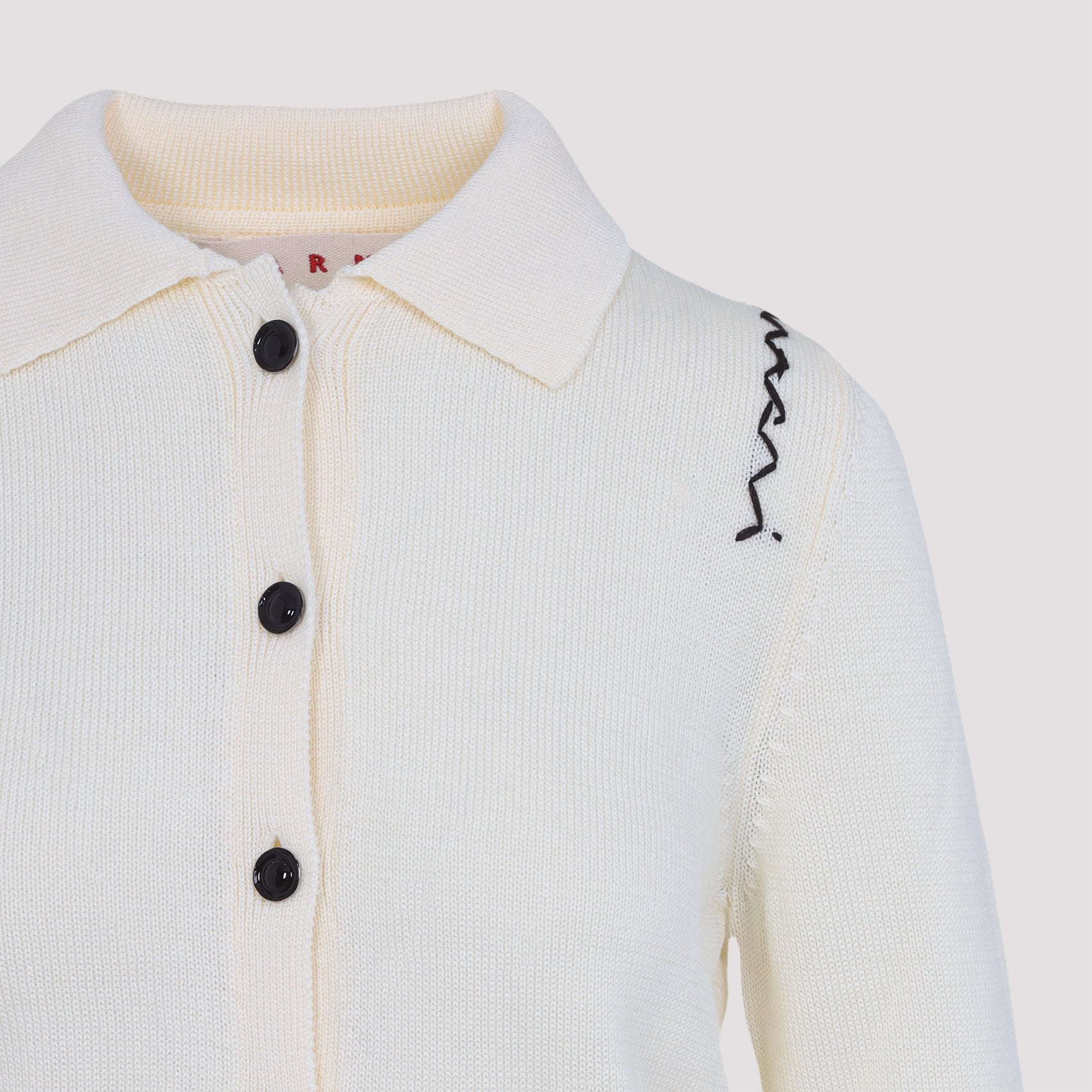 MARNI Logo-Embroidered Cardigan