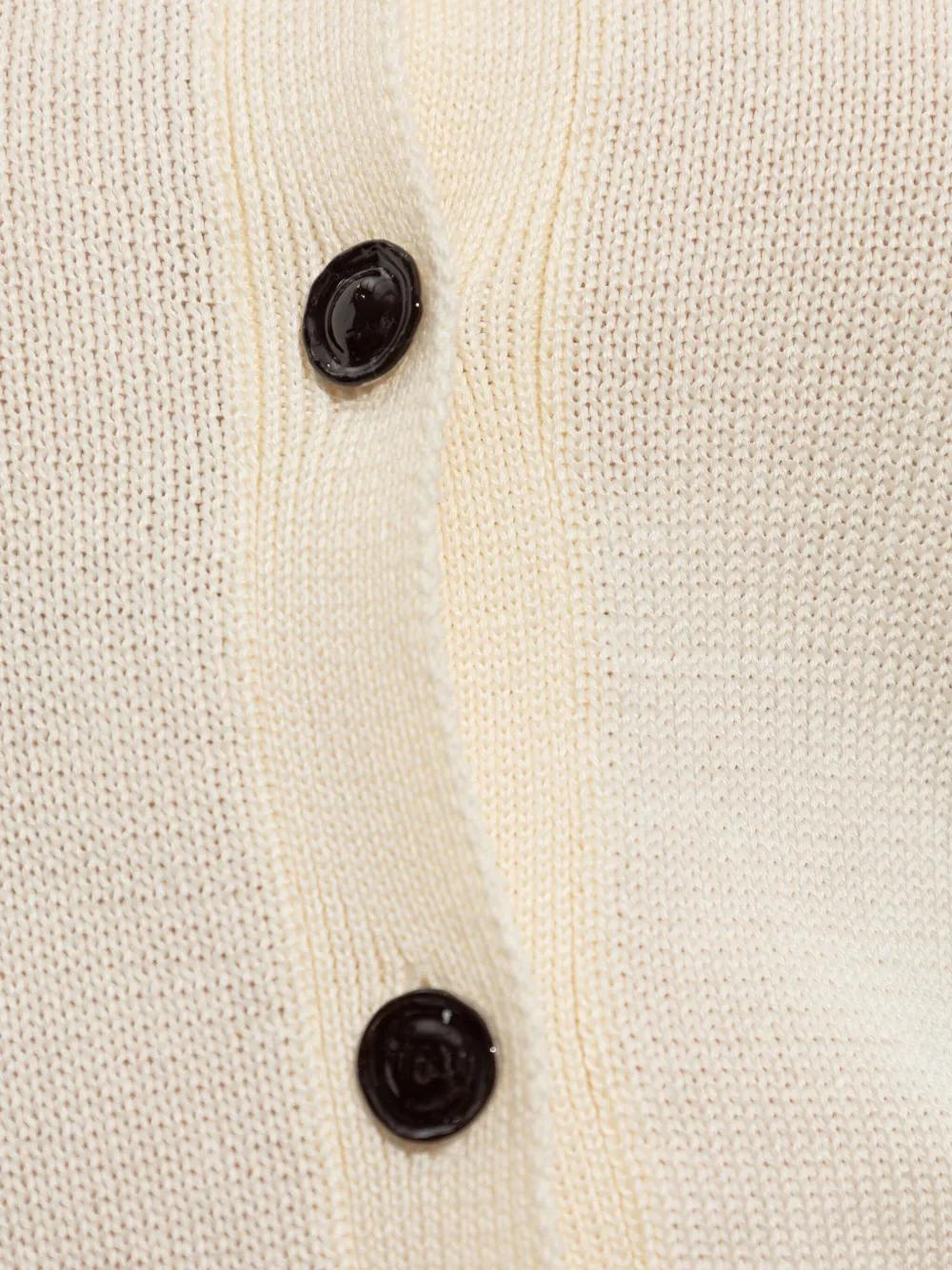 MARNI Logo-Embroidered Cardigan