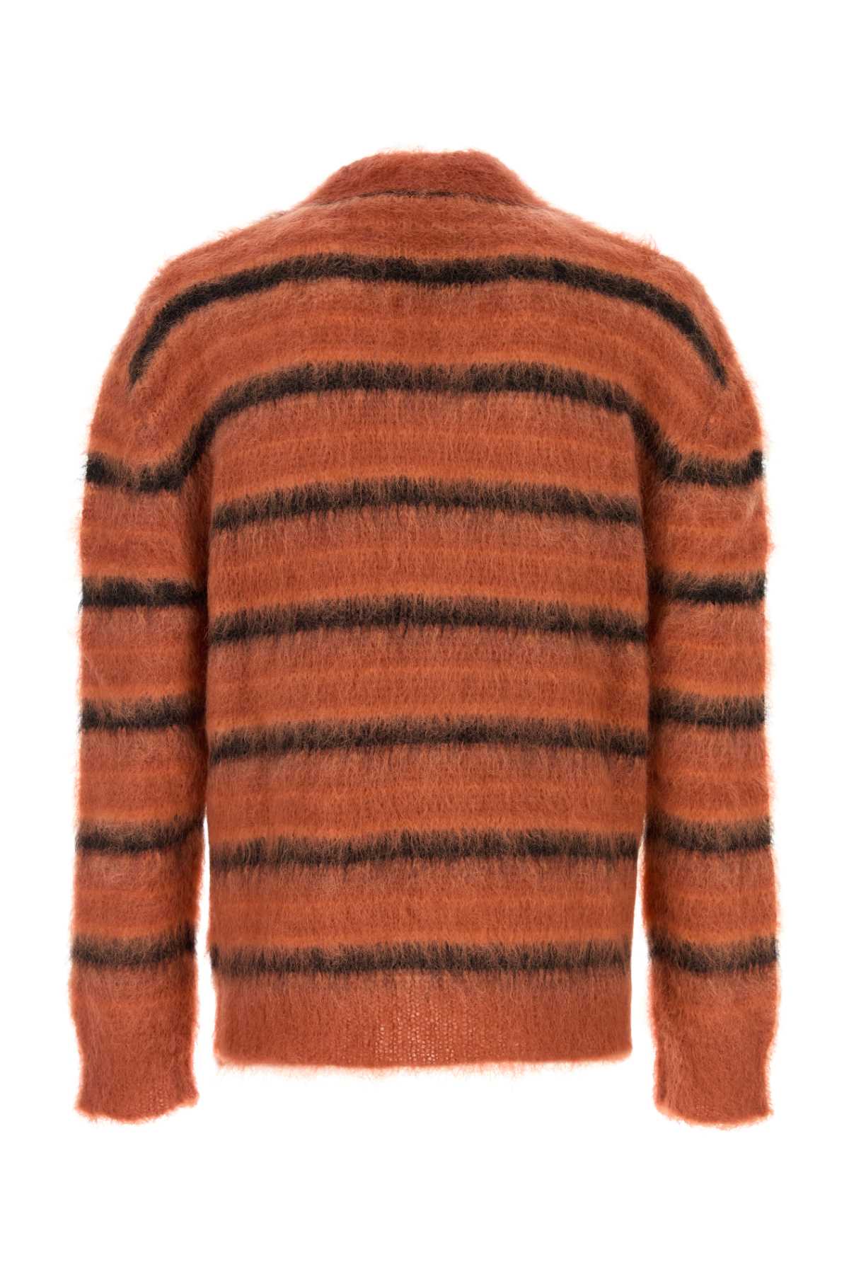 MARNI Embroidered Mohair Blend Cardigan for Men