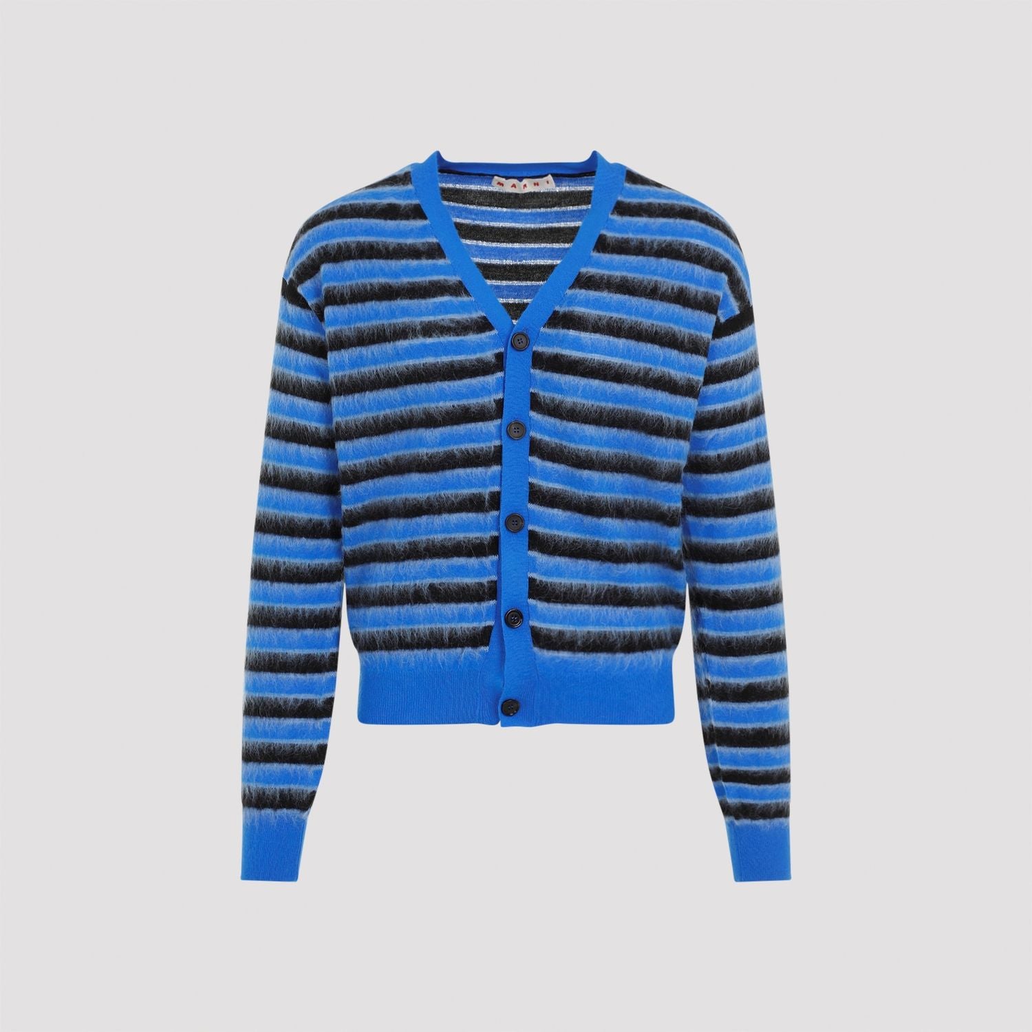 MARNI Embroidered Wool Cardigan for Men - Perfect for Fall Season