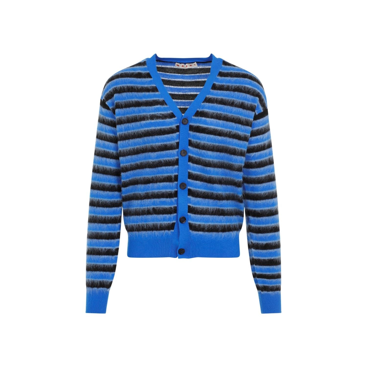 MARNI Embroidered Wool Cardigan for Men - Perfect for Fall Season