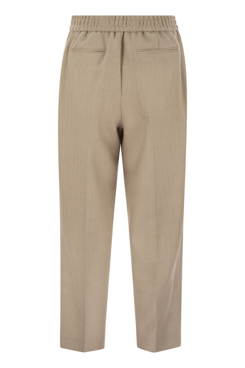 PT TORINO Wool and Cashmere Pinstripe Pants - Size 38